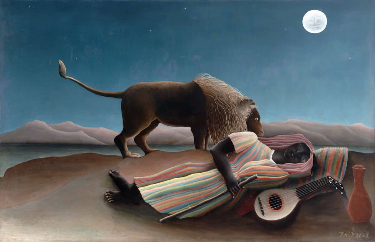 The Sleeping Gypsy - Henri Rousseau (1897)